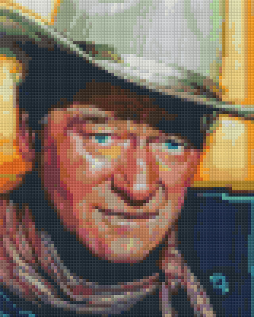 John Wayne Four [4] Baseplate PixelHobby Mini-mosaic Art Kit image 0